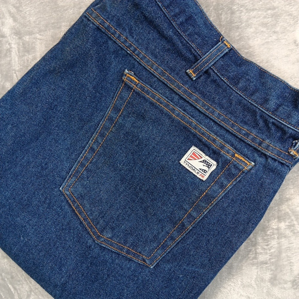 Flame Resistant FR Mens 41x36‎ Big & Tall Durable Tyndale Workwear Denim Jeans